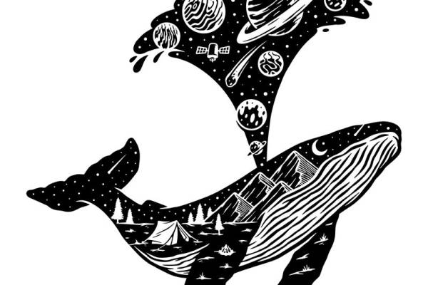 鲸鱼星球森林：创意裁片印花设计，打造独特服装风格