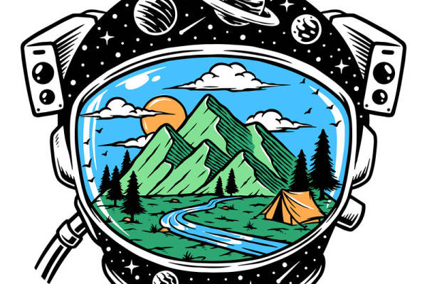 自然与宇宙的和谐：裁片印花服装印花设计