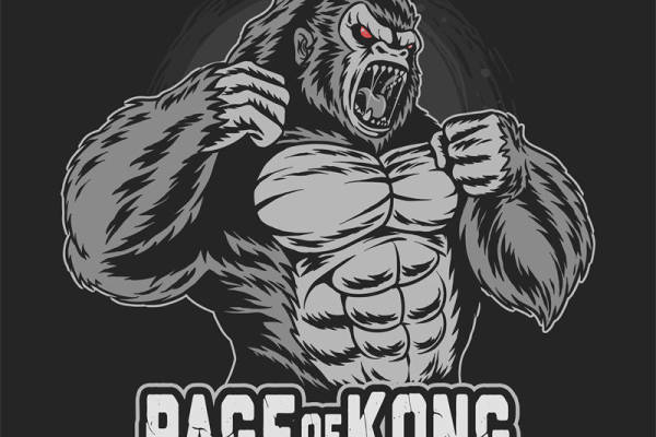 狂暴金刚：肌肉猛兽裁片印花服装