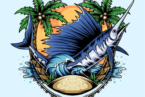 热带风情海豚裁片印花服装：时尚与自然的完美结合