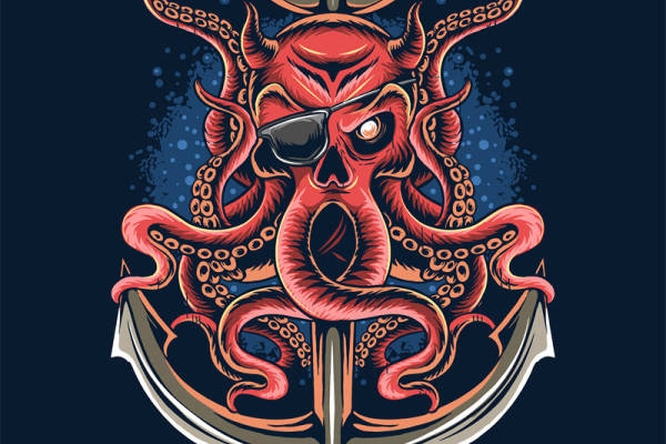 深海巨兽：创意服装印花设计