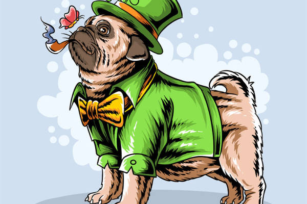 幸运之吻：爱尔兰风情裁片印花服装