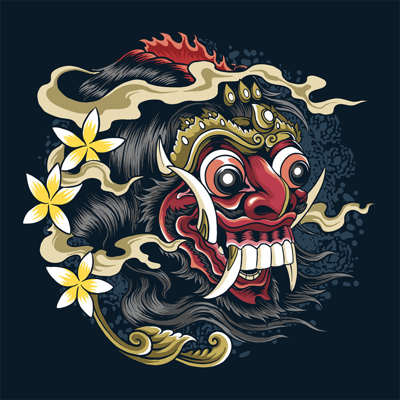 传统龙纹花型服装印花：神秘与优雅的完美结合