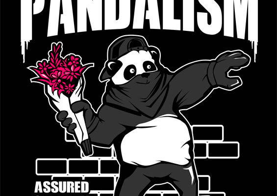 萌趣熊猫花型印花：服装印花新选择