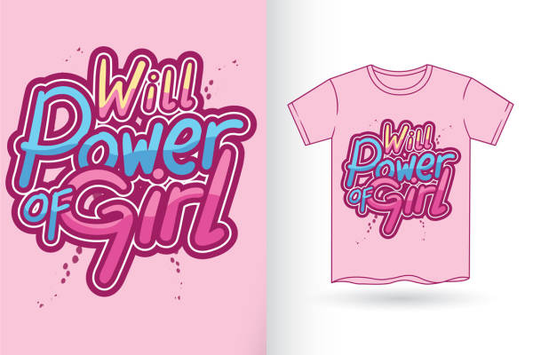 时尚个性服装印花设计：Will Power of Girl