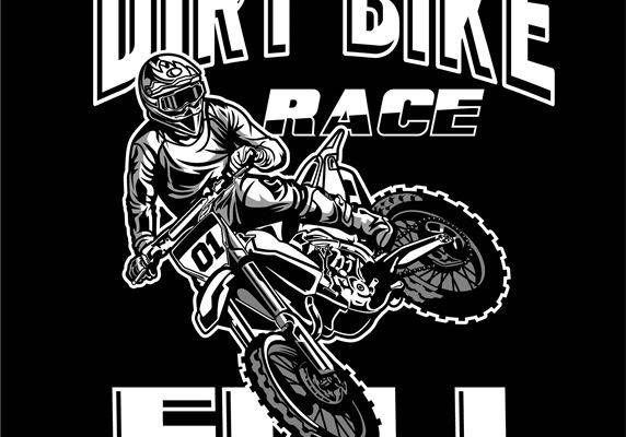 越野赛车手图案裁片印花，打造个性服装