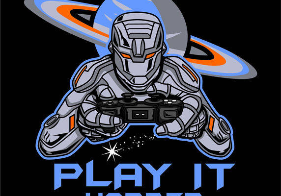 未来战士游戏控制器印花，打造个性服装