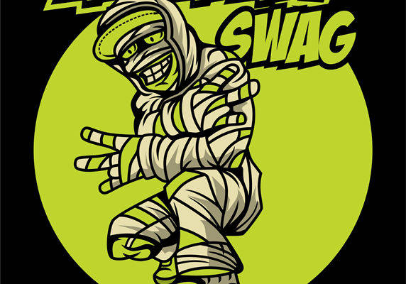 时尚鬼怪风格裁片印花，打造个性服装