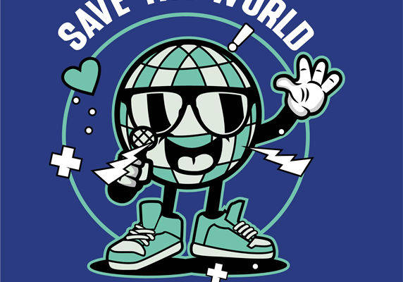 时尚潮流服装印花设计:拯救世界,从一首歌开始!