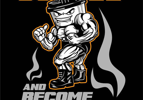 激昂咖啡战士:服装印花裁片设计灵感