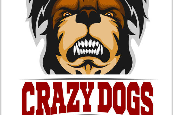 狂野斗牛犬头像印花素材，服装印花裁片必备