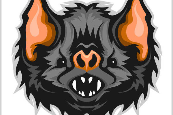 狂野狼头裁片印花设计，打造个性服装