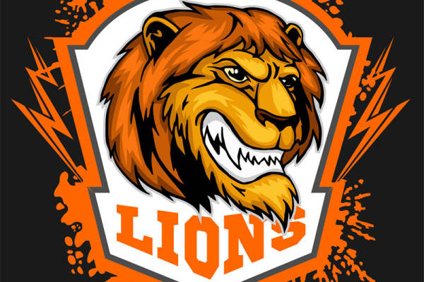 狮子头像裁片印花：个性街头风服装印花