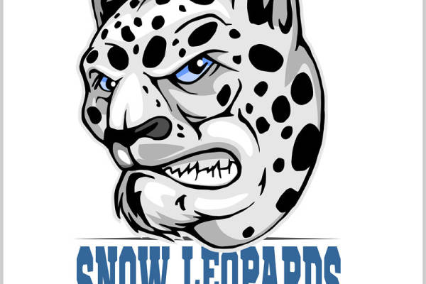 雪豹纹裁片印花，个性时尚服装印花设计