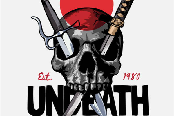 暗黑风格骷髅武士印花：服装印花裁片新选择