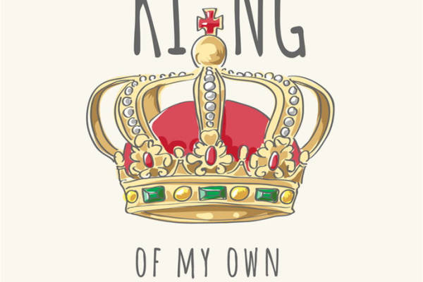 华丽皇冠图案服装印花设计，打造个性时尚