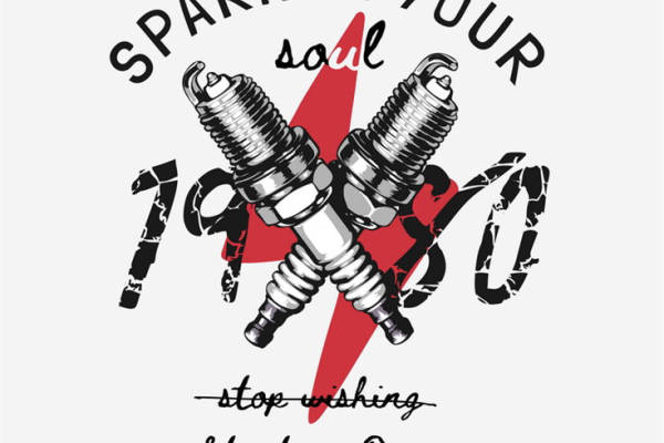 燃动灵魂：火花与速度的服装印花设计