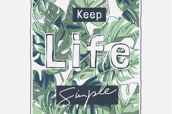 简约清新绿植花卉图案，打造自然风格服装印花