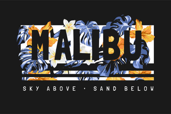 热带风情花卉裁片印花，打造个性时尚服装