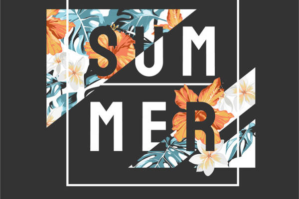 夏日风情花卉印花裁片,打造个性服装