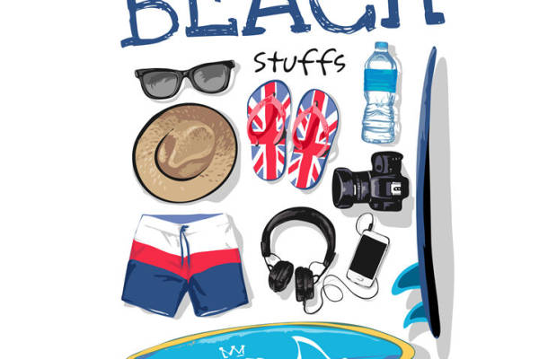 夏日海滩风情裁片印花，打造专属海滩服装