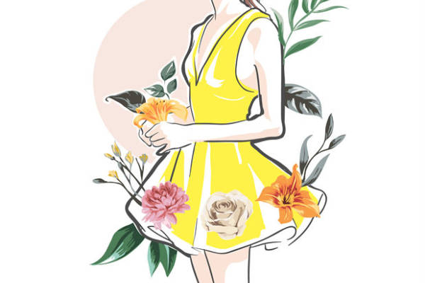 时尚花型裁片印花,打造个性服装