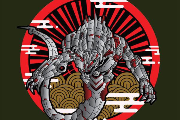 未来机械龙：服装印花裁片设计灵感