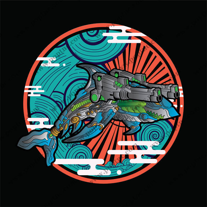 未来科技感十足的裁片印花设计,打造个性服装