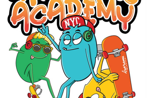 卡通怪物学院：创意服装印花裁片设计