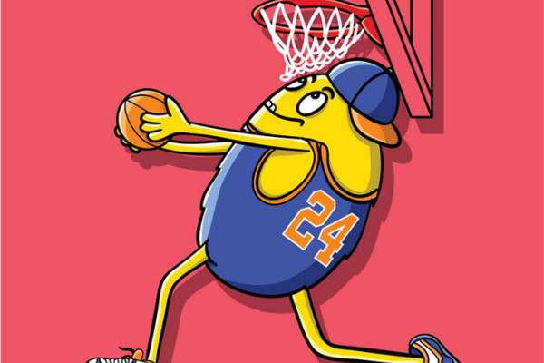 篮球主题裁片印花：运动风服装印花设计灵感