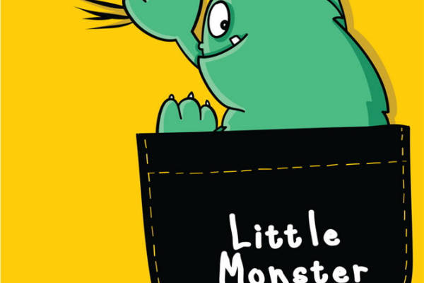 可爱小怪兽裁片印花，为你的服装增添趣味