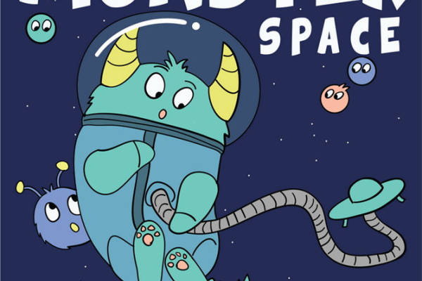 外太空怪物主题服装印花裁片