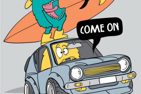 夏日冒险主题裁片印花，为你的服装增添无限活力