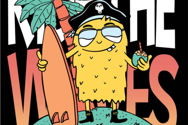 夏日海滩派对：轻松自在的服装印花裁片