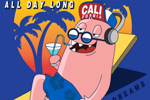 轻松加州梦：夏日海滩服装印花设计