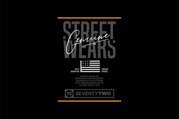 街头风格裁片印花：时尚个性服装印花设计