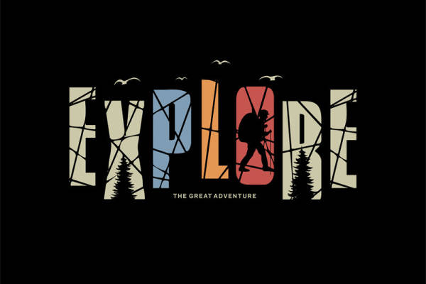 探索自然的裁片印花：户外探险风格服装印花