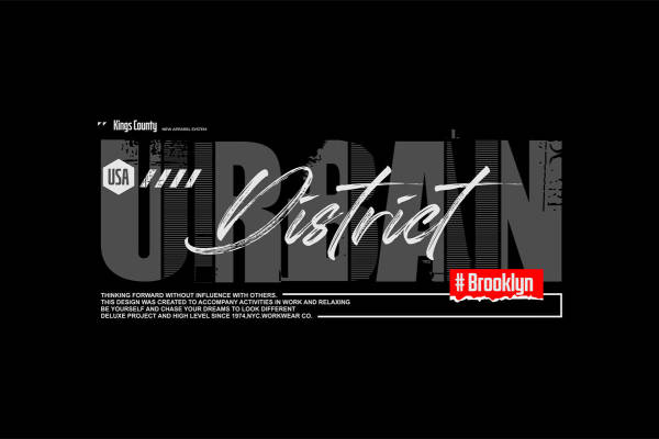 都市风格裁片印花，打造个性时尚服装