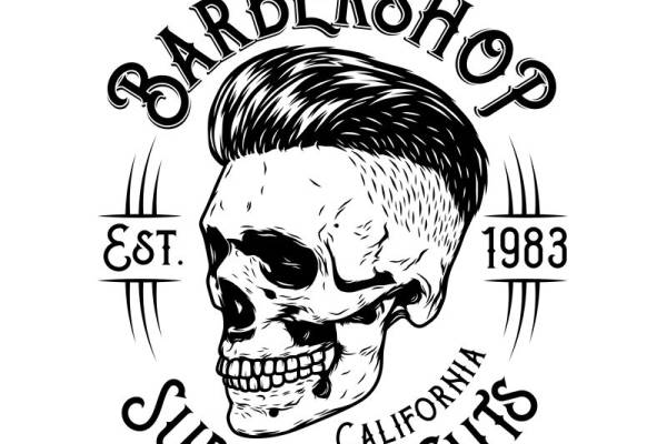 骷髅头纹身图案：服装印花裁片设计灵感