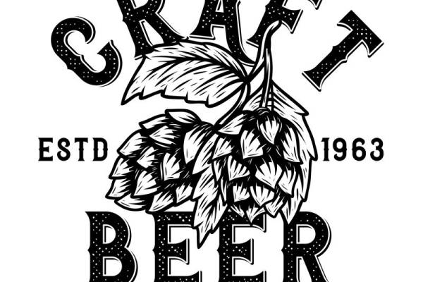 复古啤酒花型裁片印花,打造独特服装设计