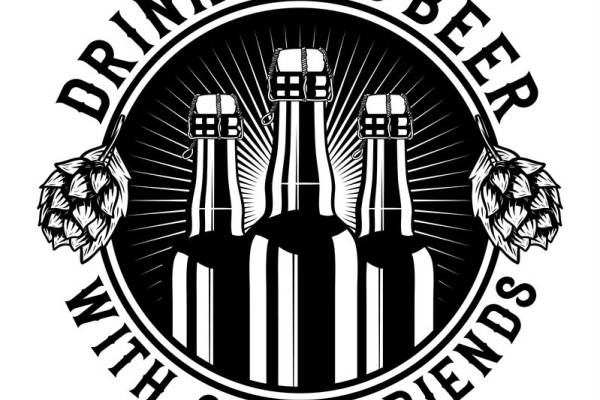 经典啤酒主题裁片印花，打造个性服装