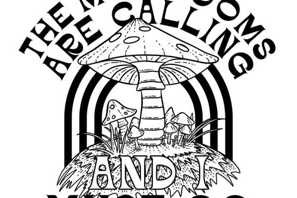 复古蘑菇纹样服装印花裁片设计灵感