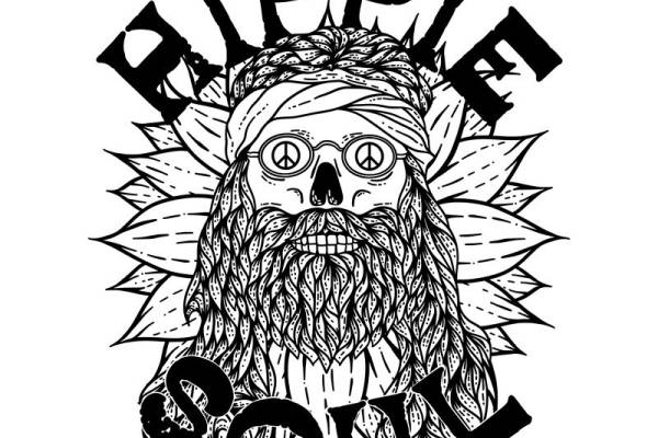 复古嬉皮士灵魂：个性服装印花裁片