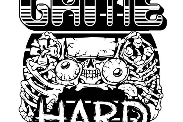 暗黑风格骷髅花型裁片印花，打造独特个性服装