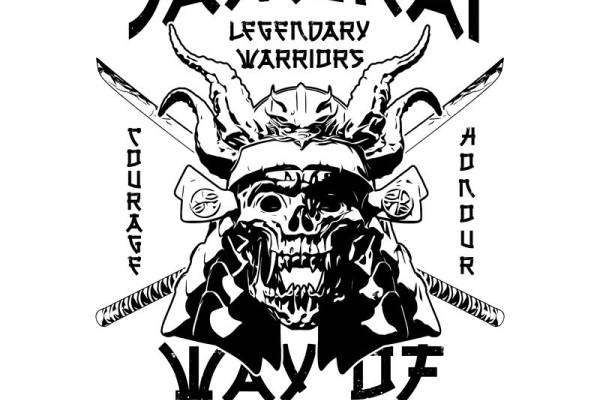 传奇武士头骨图案：服装印花裁片设计灵感