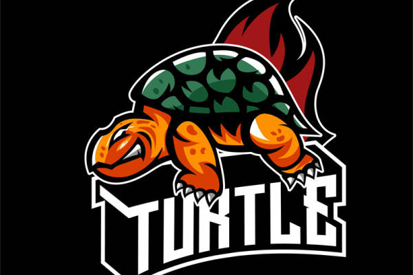 乌龟图案裁片印花，时尚百搭服装印花素材