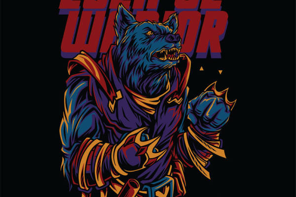 狂野战士熊印花：服装印花新选择