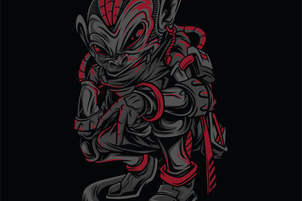 暗黑风格裁片印花：个性化的服装印花设计