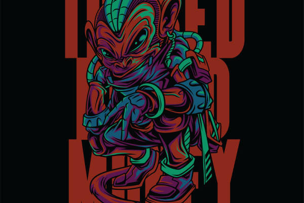 未来感十足的裁片印花,打造个性服装