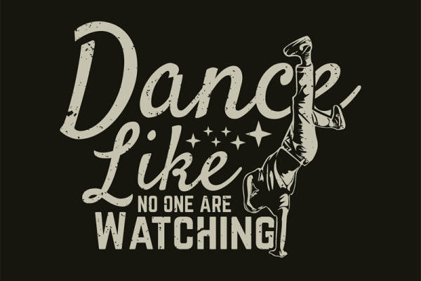 裁片印花：复古舞蹈动作图案，打造个性服装